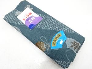 アンティーク　鈴に瓢箪・軍配模様　男物長襦袢地反物